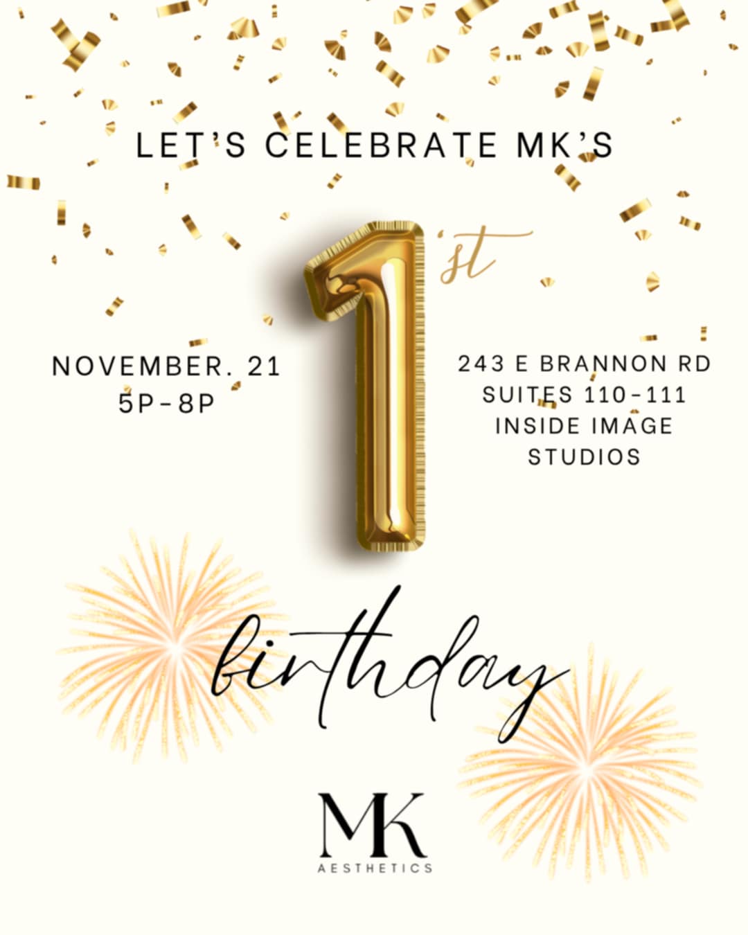 MK Aesthetics Birthday Bash