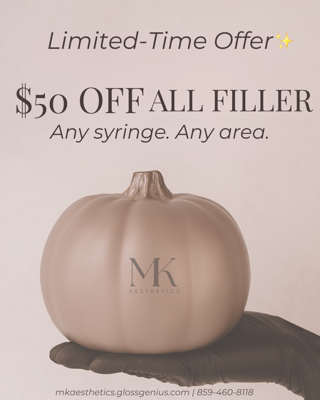 Fall Into Flawless - $50 OFF All Filler